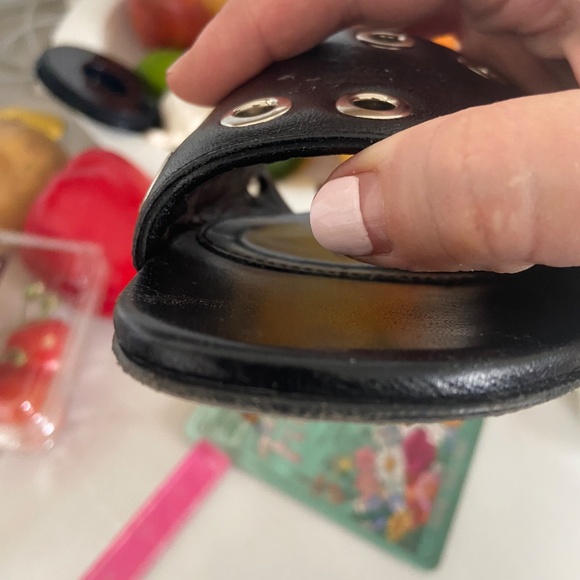 Marion Parke Sandals Size 38M ITALY/7.5US -Grommet NWT $495 - Picture 5 of 5